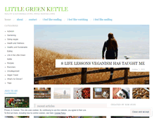 Tablet Screenshot of littlegreenkettle.com